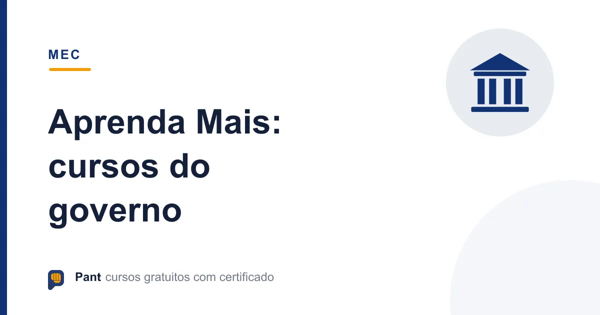 Capa do guia da plataforma Aprenda Mais do MEC