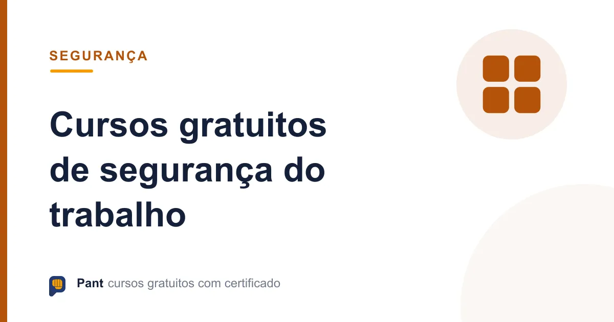 Capa do guia de cursos gratuitos de segurança do trabalho e NRs