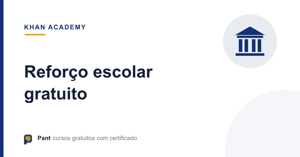 Capa do guia sobre a Khan Academy para reforço escolar gratuito